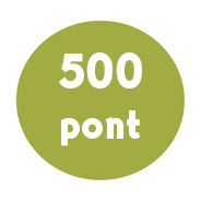 500 törzsvásárlói pont