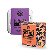 Tápláló szilárd sampon tartóval