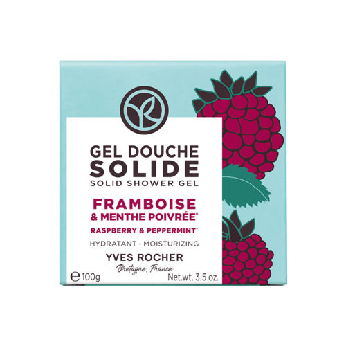 Hidratáló szilárd tusfürdő - Málna & Borsmenta