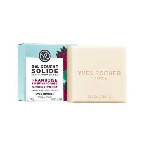 Hidratáló szilárd tusfürdő - Málna & Borsmenta