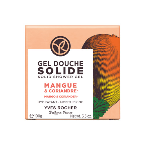 Hidratáló szilárd tusfürdő - Mangó & Koriander