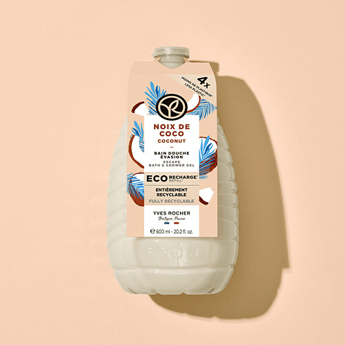 Újratölthető Hab- és tusfürdő – Kókusz