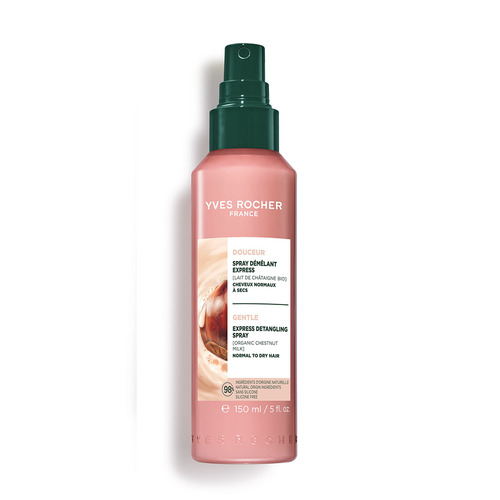 Gyengéd kifésülő permet bio gesztenyével